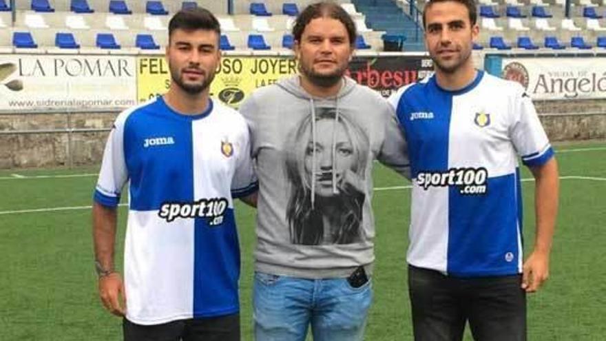 Sandoval y Borja Noval ya lucen la camiseta del Tuilla