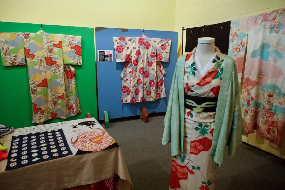 Exposición de kimonos japoneses. Metrópoli Gijón