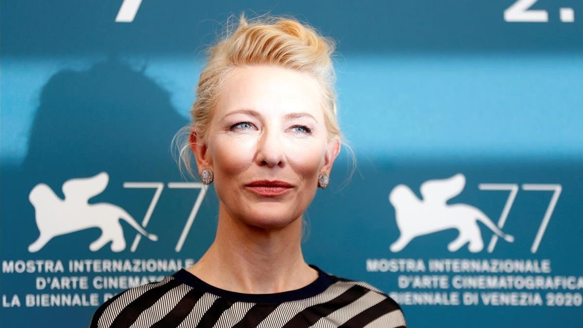 Cate Blanchett, este miércoles en la Mostra de Venecia