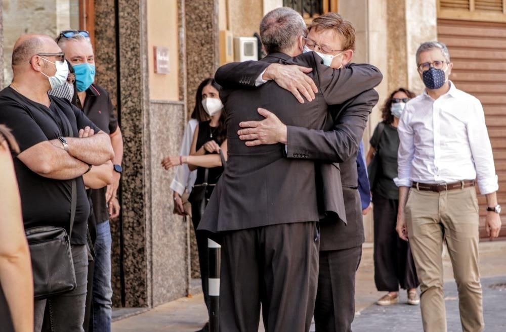 Funeral por el padre del conseller Climent en Muro