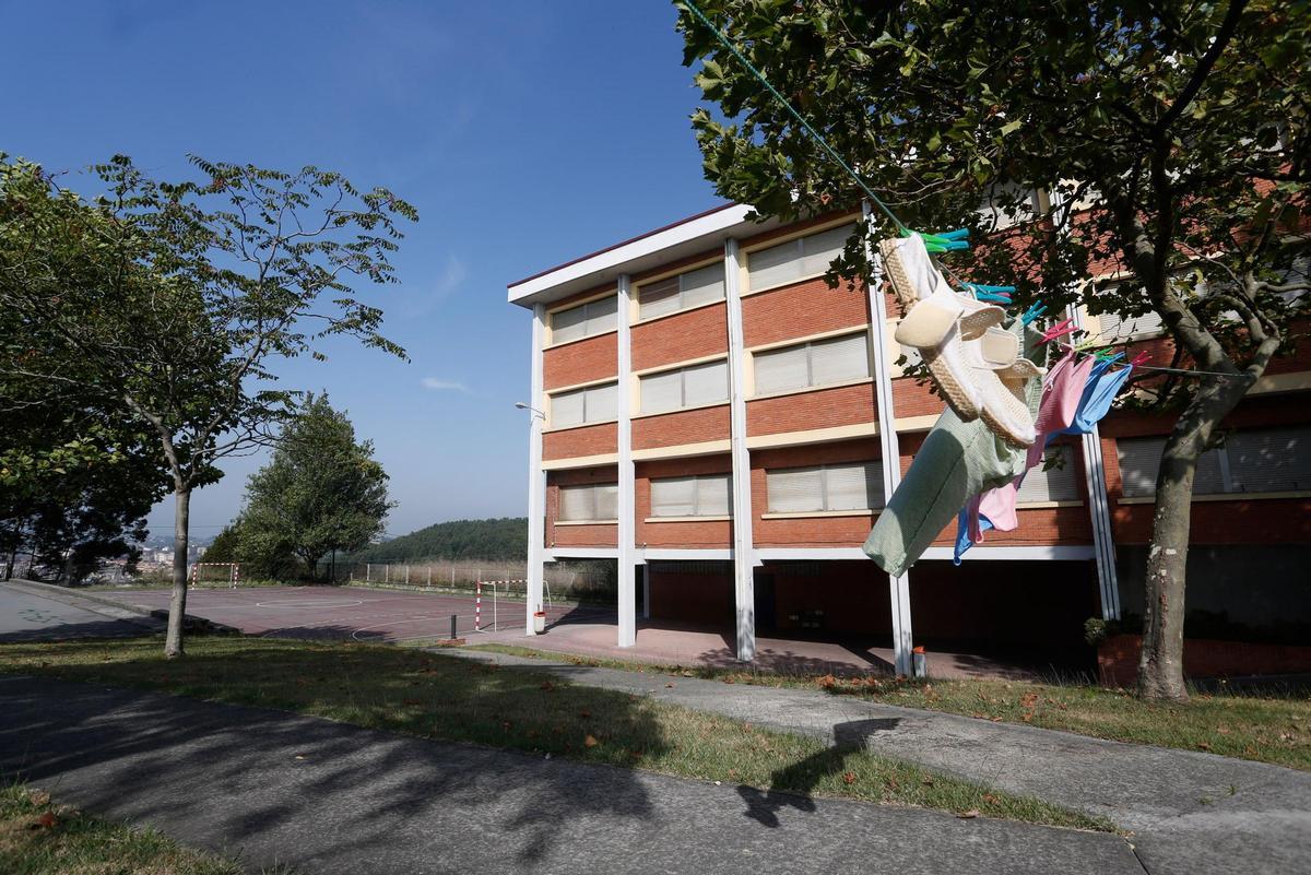 El Colegio Fernández Carbayeda de Valliniello, en una imagen de archivo.