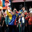 Maduro celebra los resultados electorales.