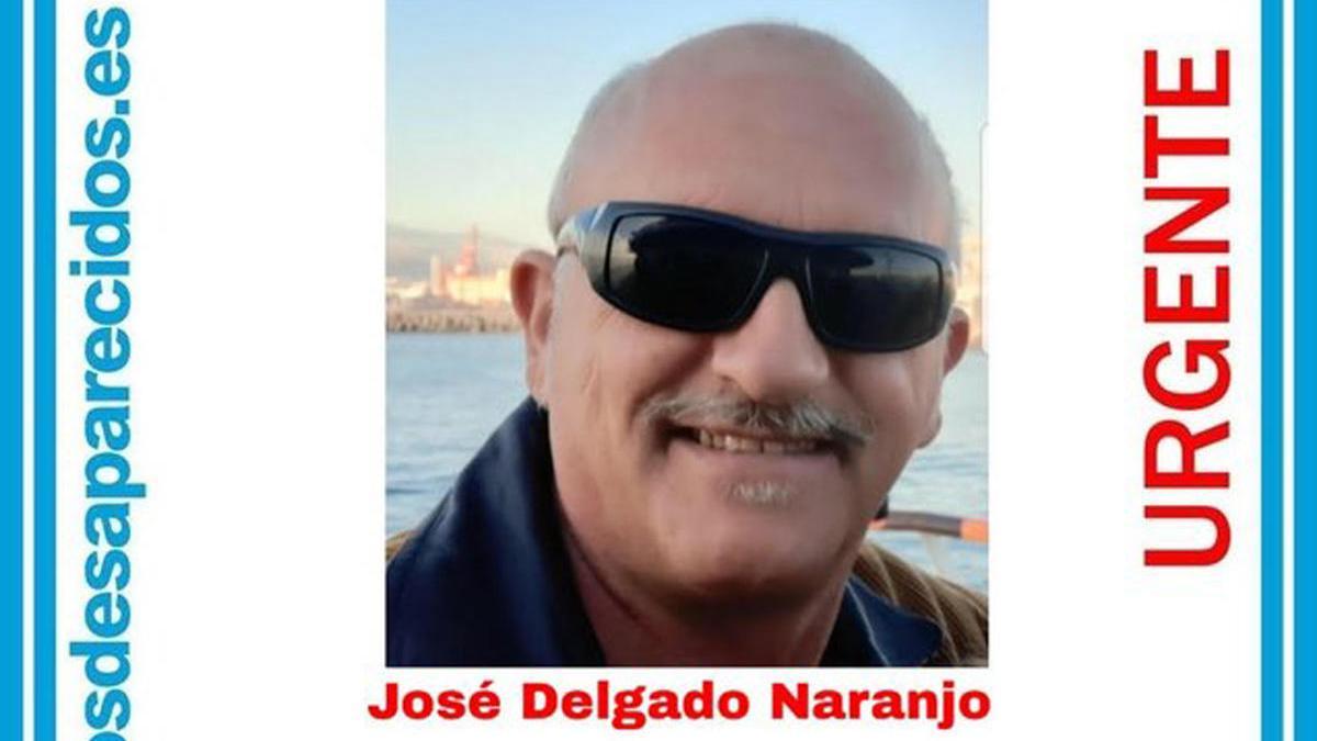 Imagen de José Delgado, desaparecido en Gran Canaria.