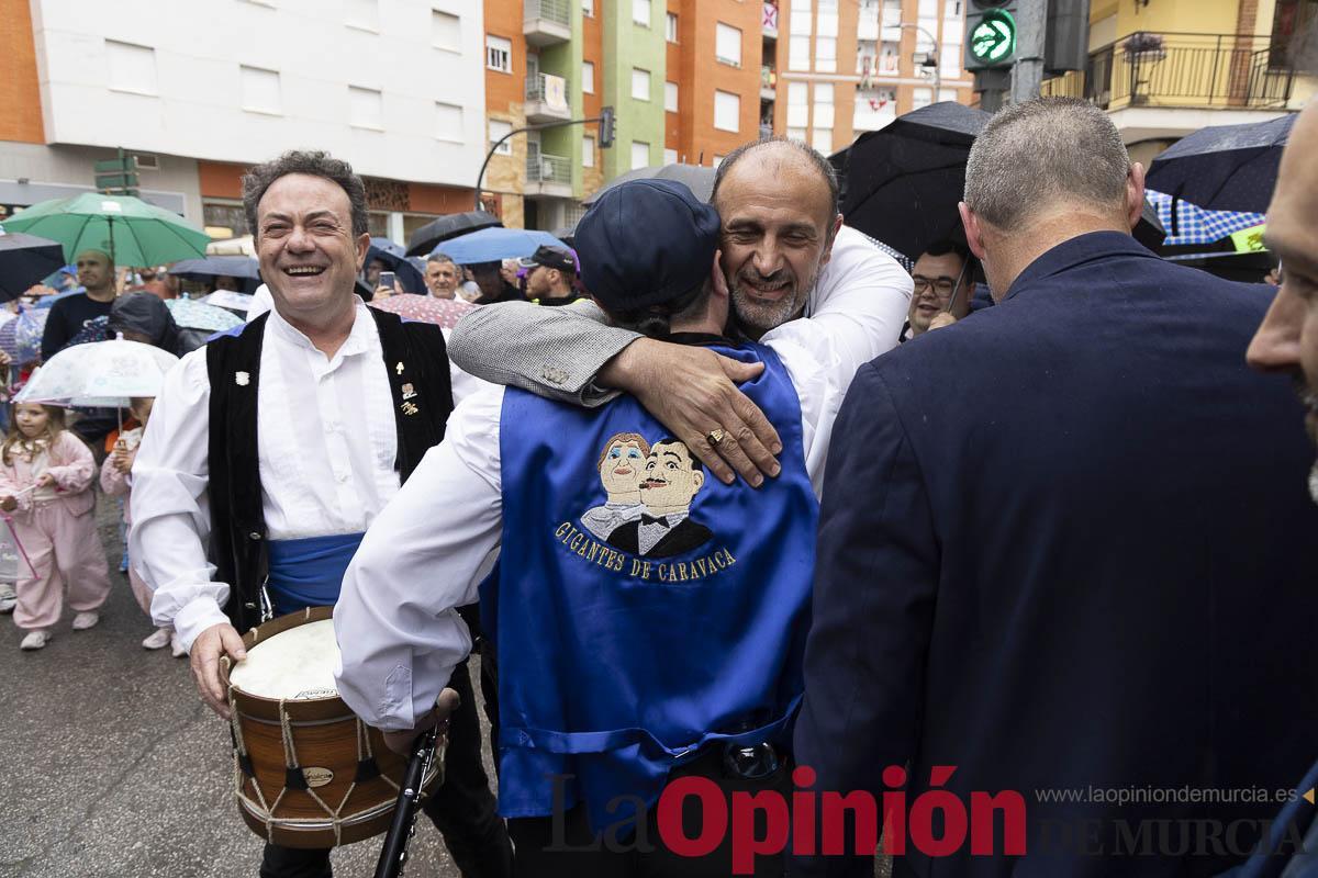 El Tío de la Pita desafía a la lluvia en Caravaca