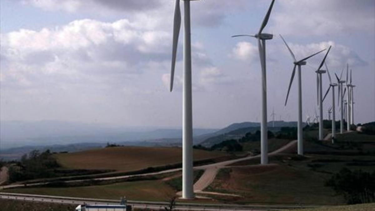 Molinos de viento para generar electricidad