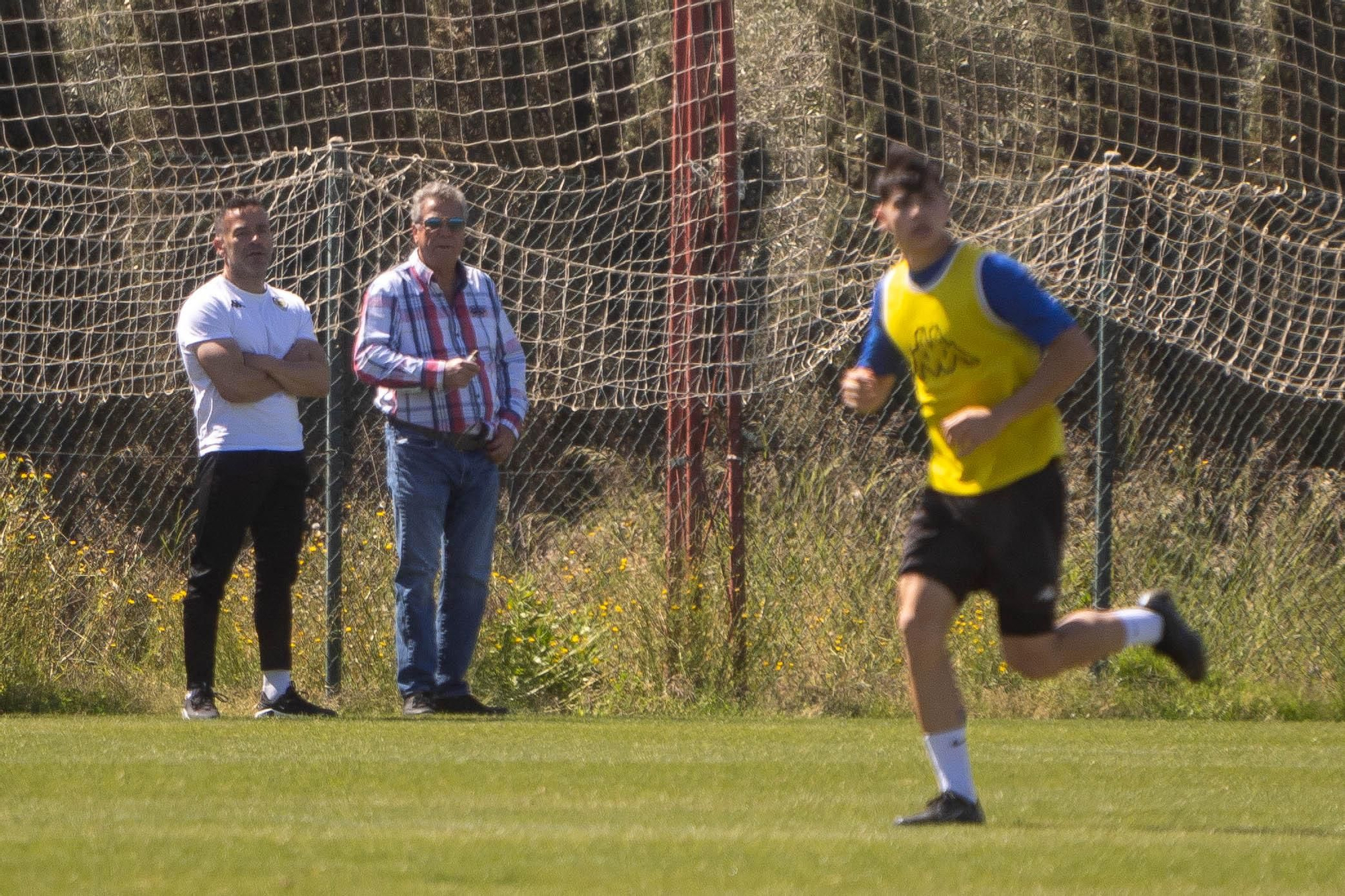 Último entrenamiento del Hércules antes de su decisivo partido por el ascenso