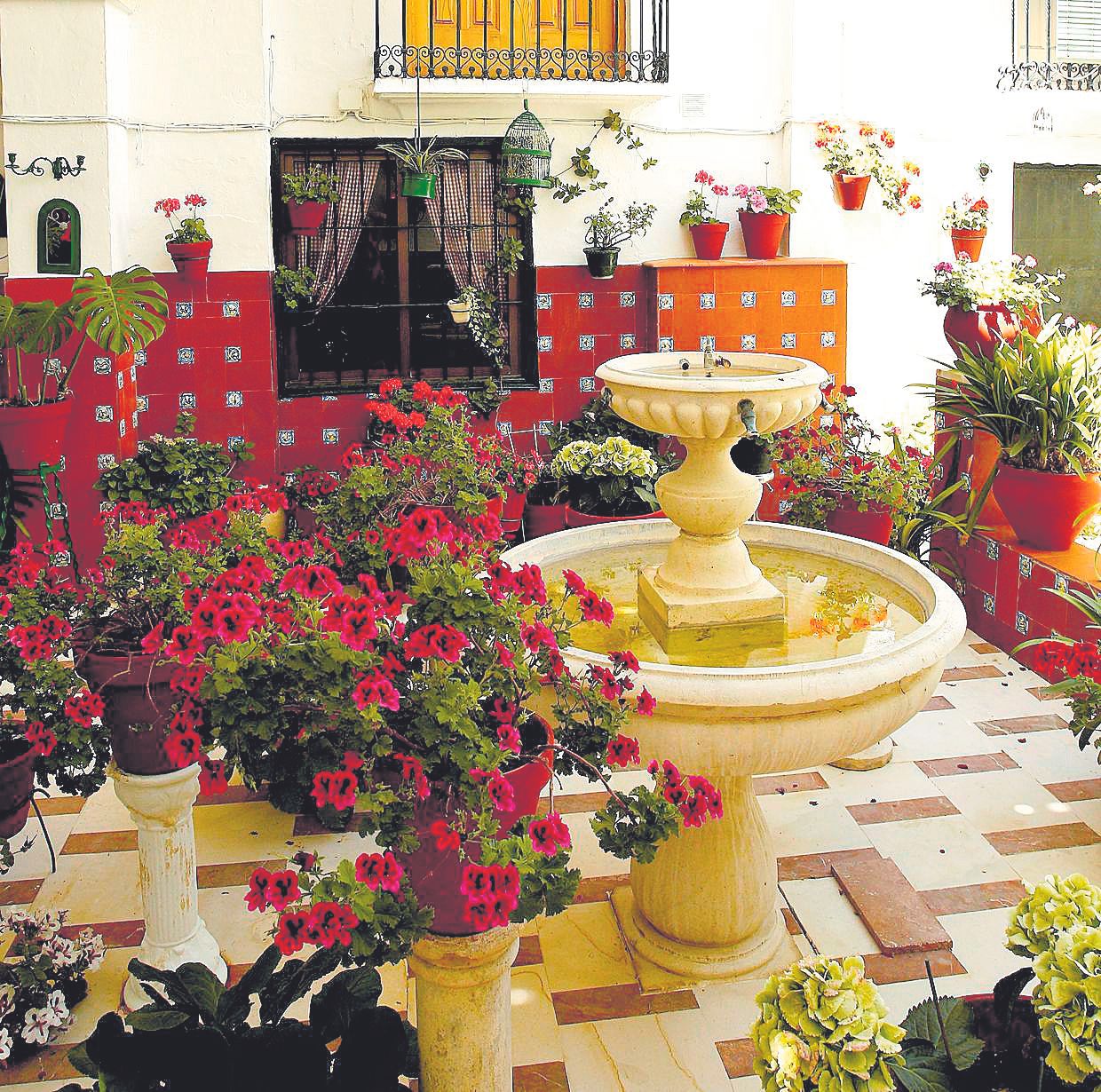 Patio de la calle Martín Belda 55, en Cabra, cuarto premio en 2019.
