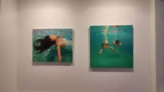 Exposición de María Treviño en Zamora: Escenas acuáticas efímeras