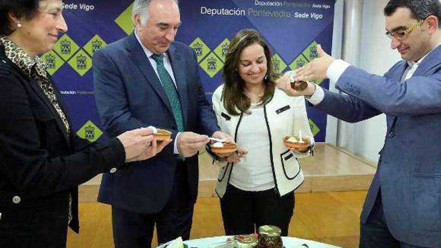 Presentación de la fiesta, ayer, en Vigo.  // A. Hernández