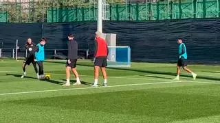 Ansu Fati sigue sin el alta médica