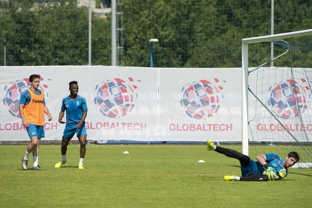 Entrenamiento del Real Oviedo