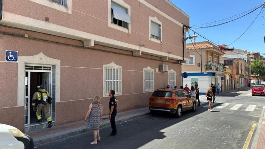 Una explosión de gas en Molina de Segura deja a dos mujeres heridas