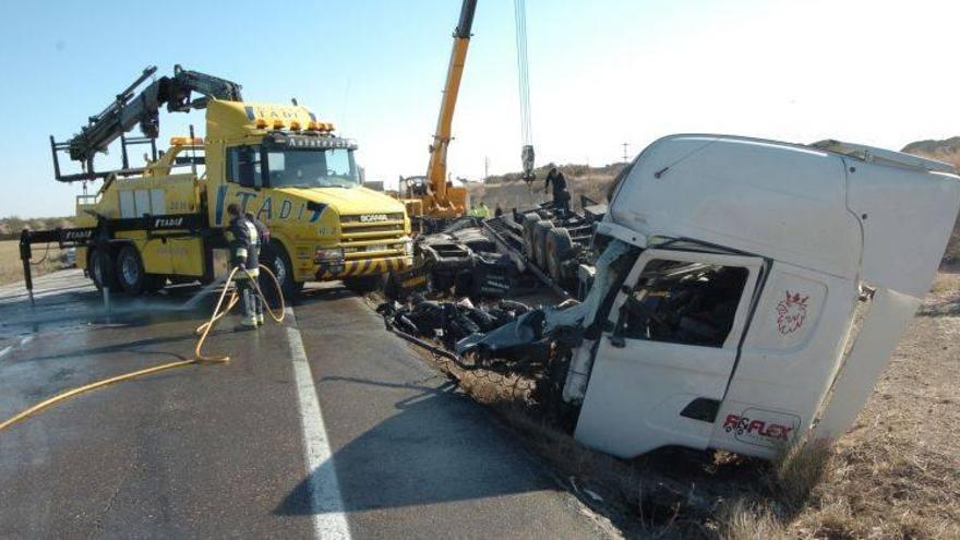 Aumenta el número de muertos en carretera en 2017 en Aragón