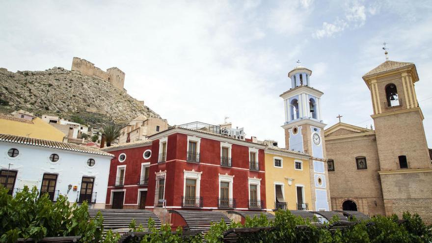 La ciudad de Mula, vista desde la Plaza del Ayuntamiento. FOTO: AYTO. MULA