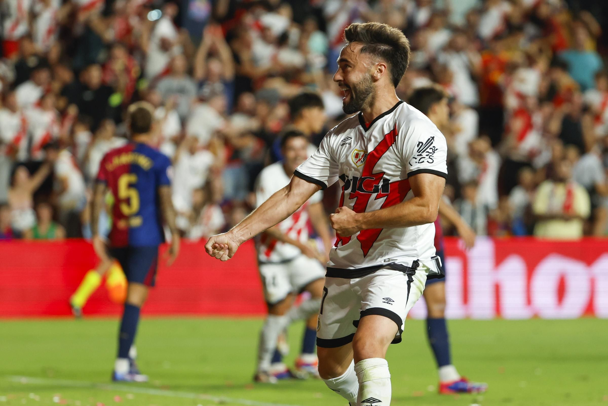 El Rayo Vallecano - Barça, en fotos