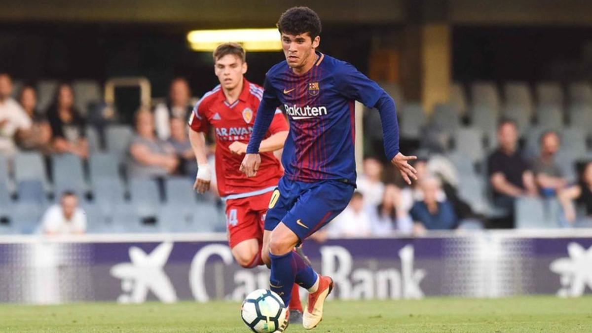 Aleñá, durante un partido esta temporada