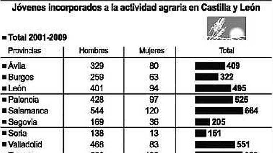 Zamora lidera la lista de nuevos agricultores en la comunidad