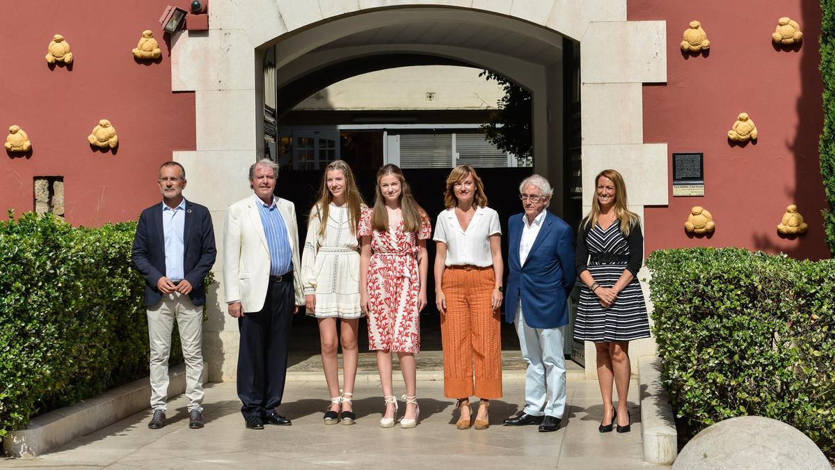 La Princesa Leonor i la Infanta es reuneixen a Figueres amb joves vinculats a la Fundació Princesa de Girona