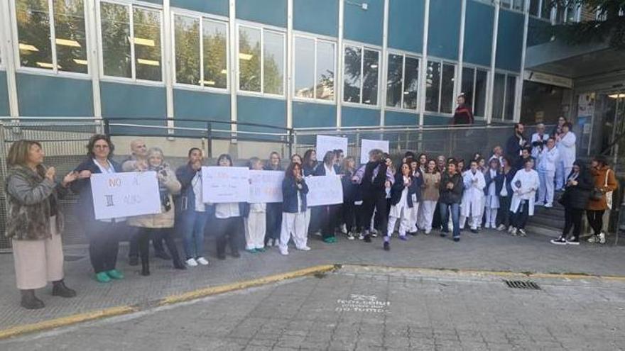 Personal sanitari de l&#039;Anoia protesta contra el preacord de conveni de l&#039;ICS