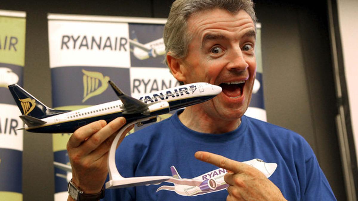 El presidente de la companía aérea de bajo coste Ryanair, Michael Oílearry