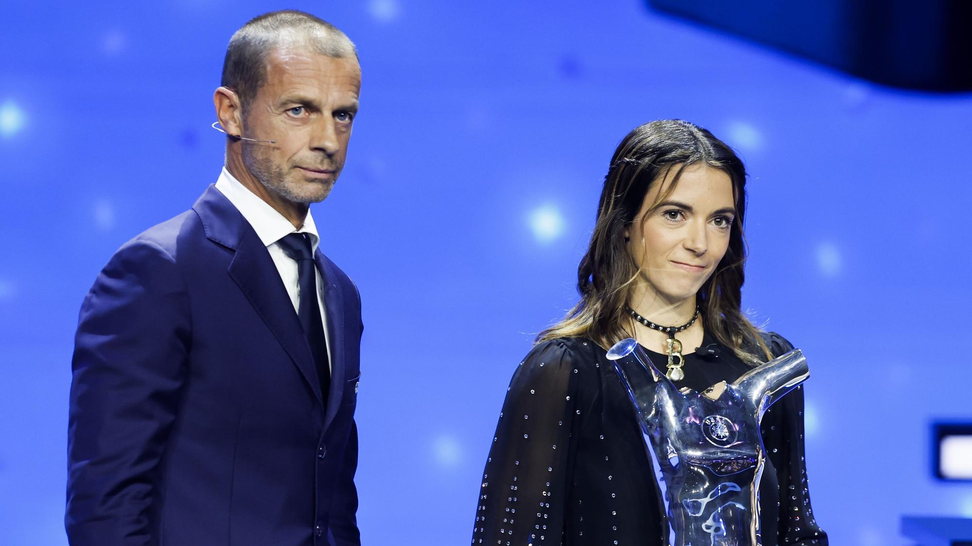 Declaraciones de Aitana Bonmatí al recibir el premio de la UEFA a mejor jugadora