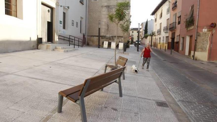 La zona de Sant Agustí donde se ha actuado, ayer.