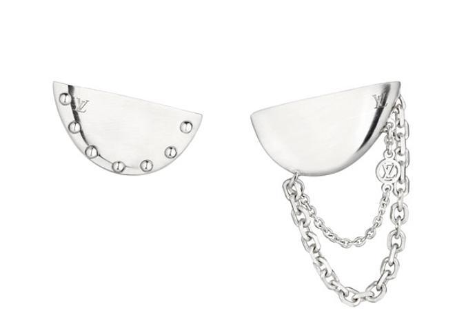 Pendientes 'bionic' de venta exclusiva online, Louis Vuitton