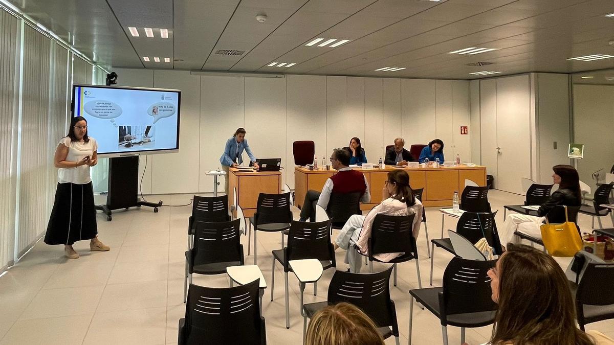 Momento de la ponencia