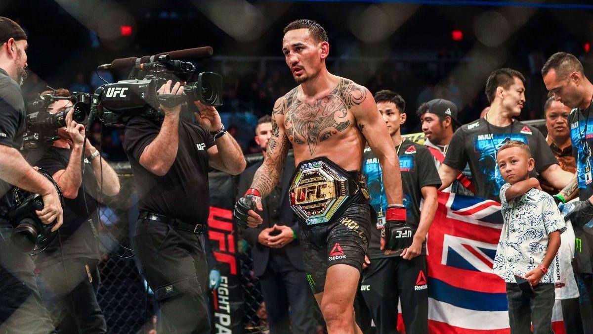 Max Holloway, durante su etapa como monarca de las 145 libras