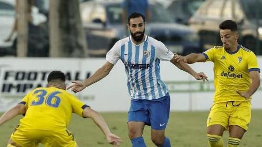 Rodríguez, en el amistoso frente al Cádiz