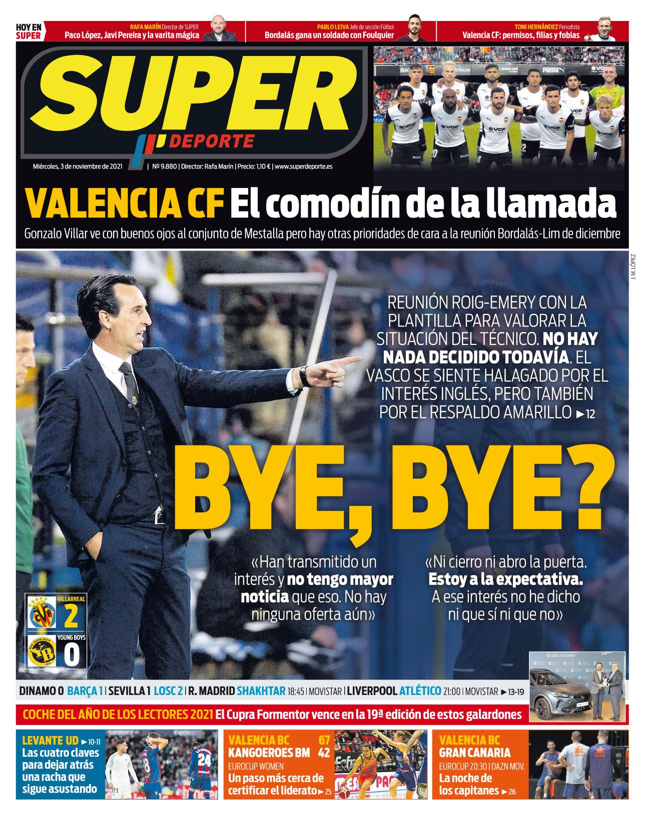 Portadas de SUPER en el mes de noviembre