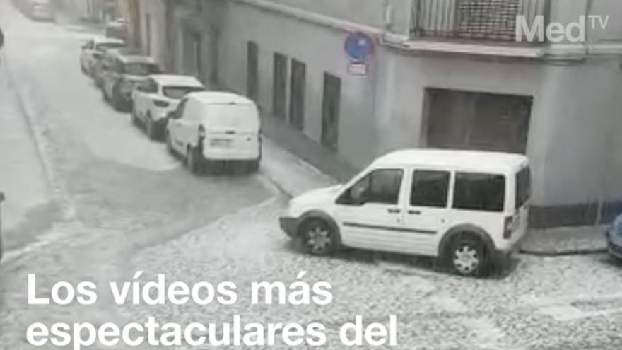 Los vídeos más espectaculares del granizo en la provincia