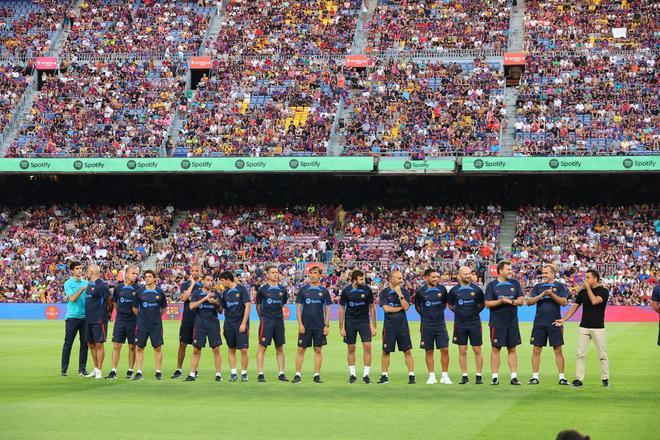 Así se vivió la presentación de los jugadores en el Camp Nou