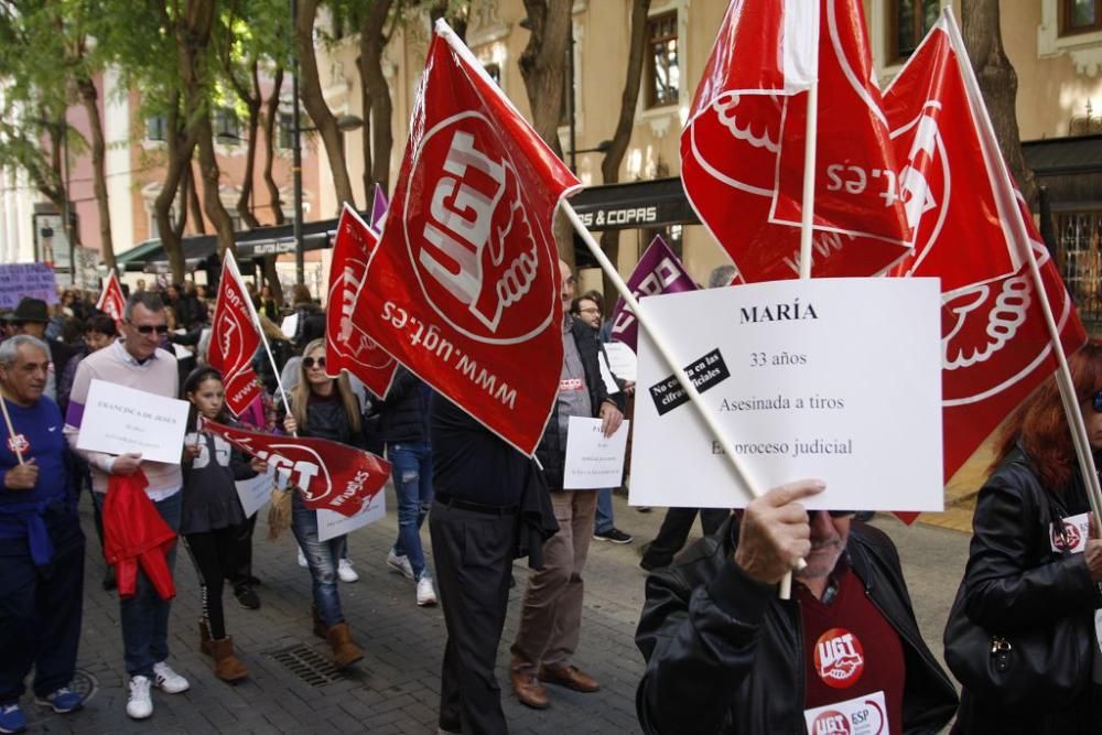 Manifestación en Murcia por el día contra la violencia de género