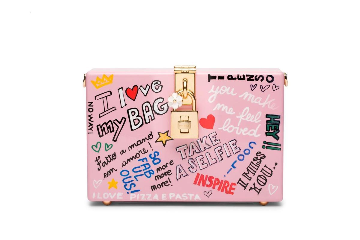 Accesorios de Dolce &amp; Gabbana para San Valentín: 'clutch' caja estampado