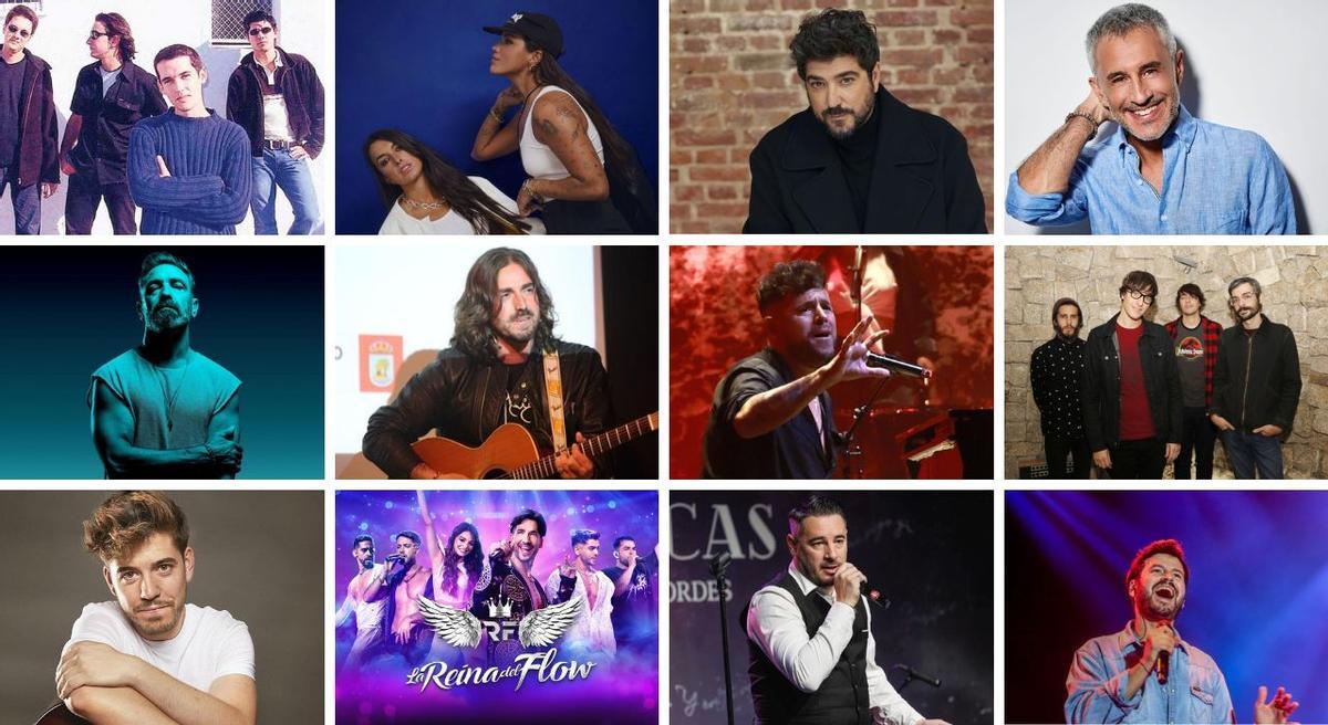 Algunos de los artistas que pasarán por Vigo y su área metropolitana de aquí al mes de junio.