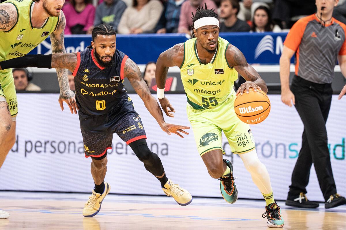 Encuentro disputado entre MoraBanc Andorra y el Unicaja