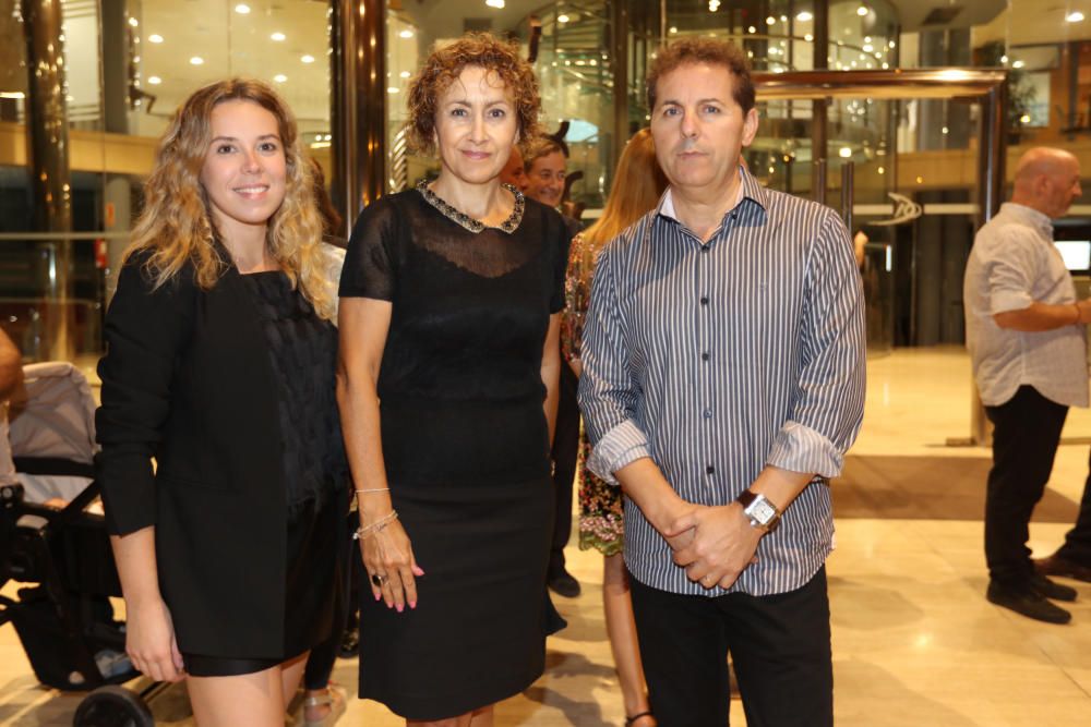 María García, Neus Mateu y José Izquierdo.