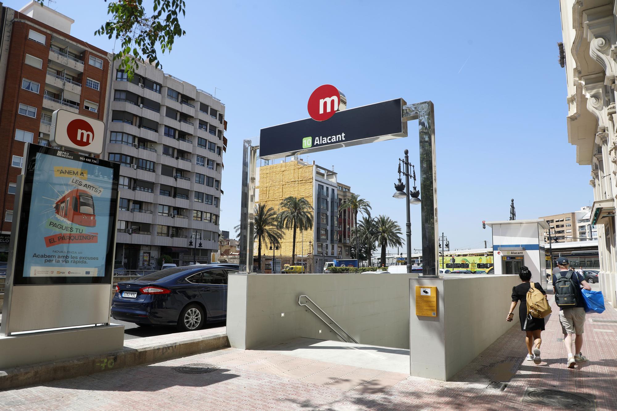 L10, la nueva línea de metro entre el centro y Natzaret, entra en funcionamiento