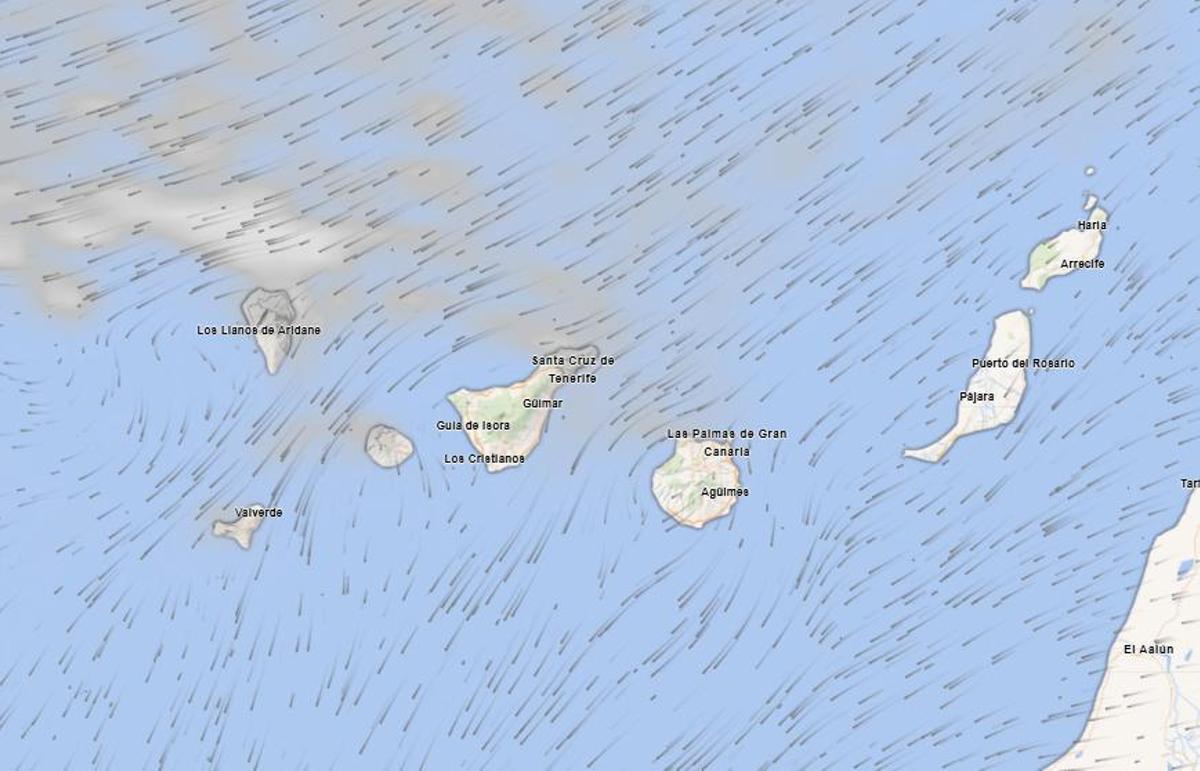 Mapa del tiempo.