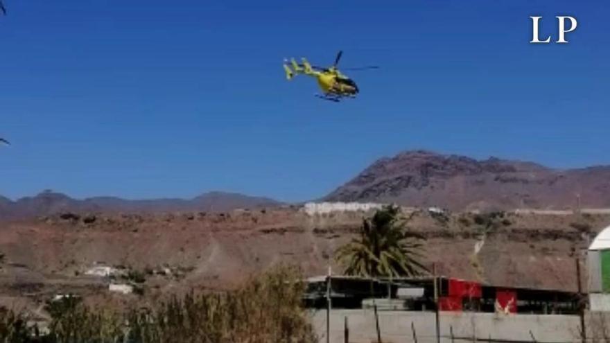 Pierde un brazo en un accidente laboral en La Aldea