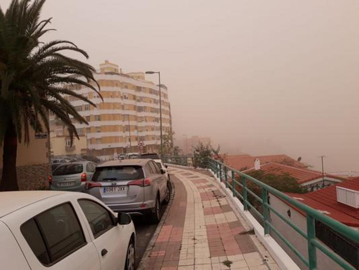 Segundo día de intensa calima en Canarias