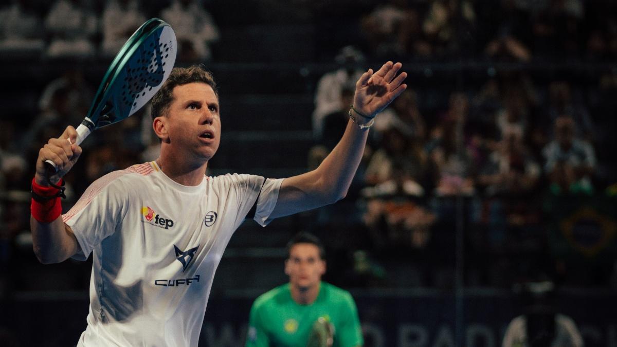 Paquito, durante uno de sus partidos en el Mundial
