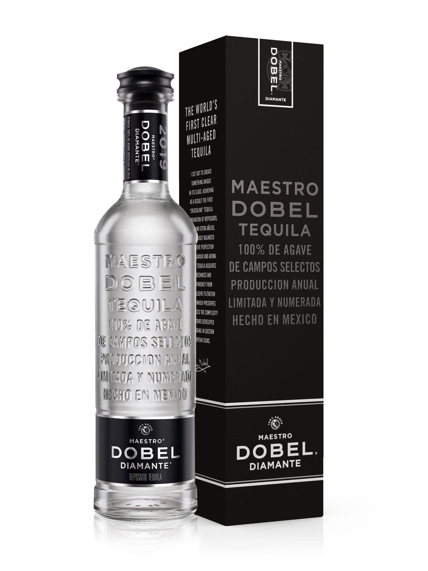 Dobel Diamante 70cl with Gift Box   Bottle Shot