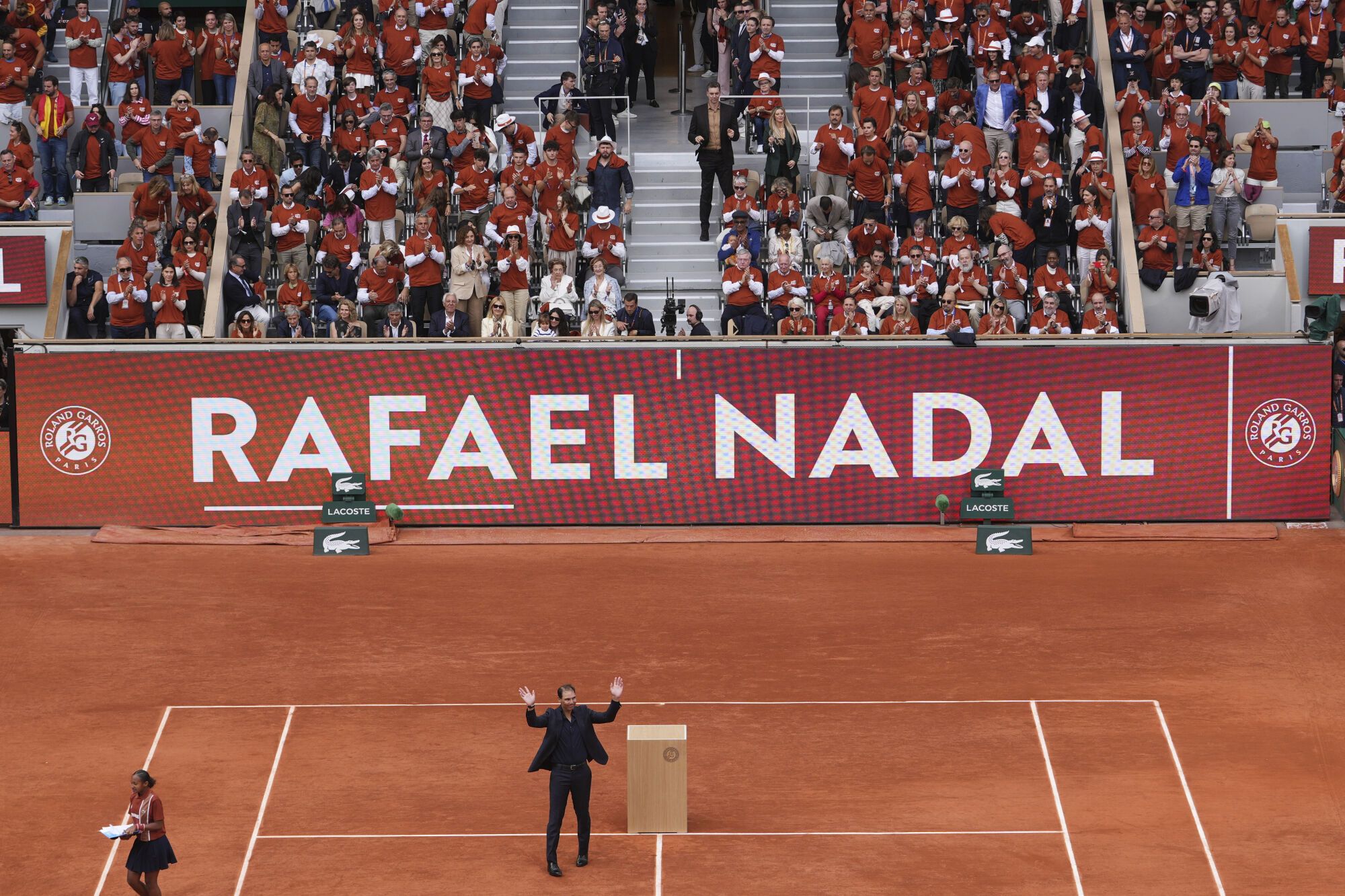 El homenaje de Roland Garros a Rafa Nadal, en imágenes.