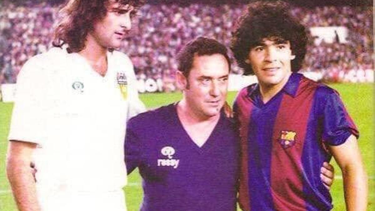 Kempes y Maradona protagonizaron el último precedente entre Valencia y Barça en la jornada 1 de liga