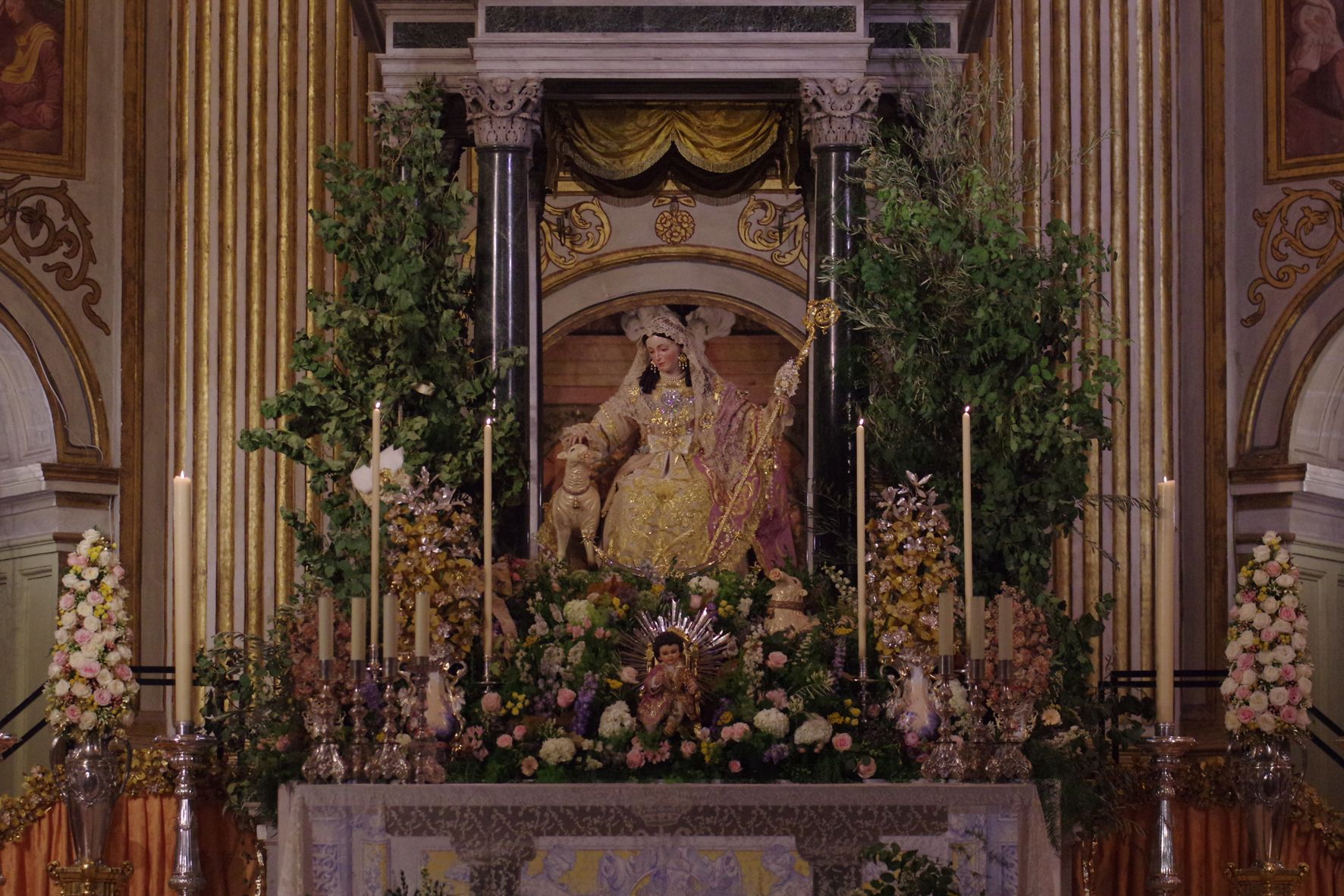 Coronación Canónica de la Divina Pastora en la Catedral de Málaga