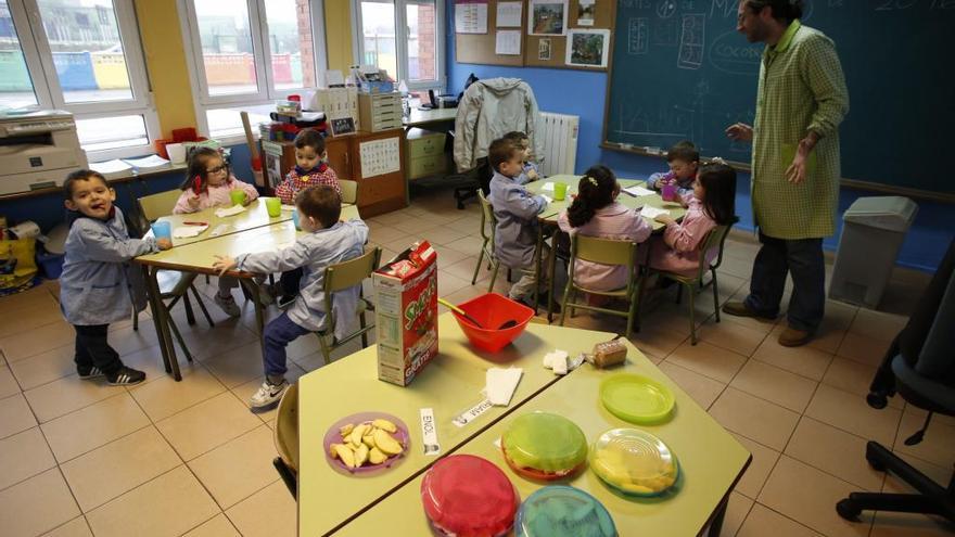 Desayuno saludable en una escuela infantil de la región.