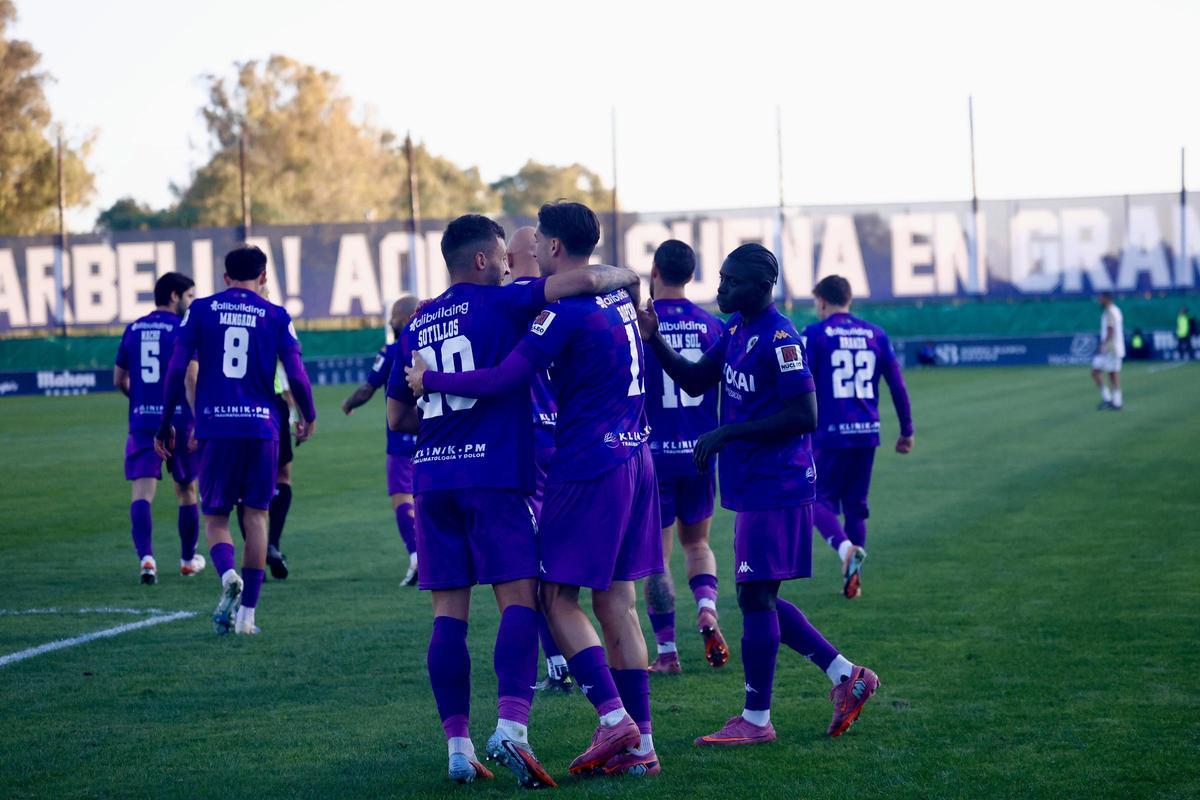 La victoria del Hércules frente al Marbella, en imágenes