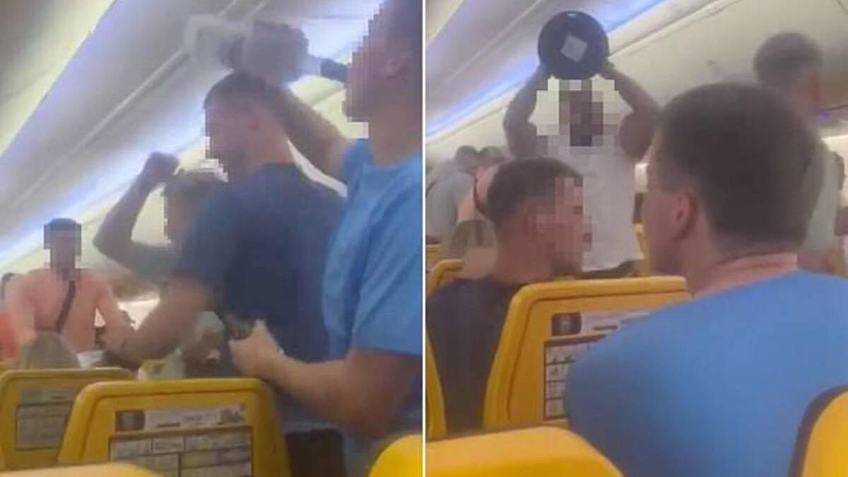 Caos en un vuelo de Ryanair a Ibiza
